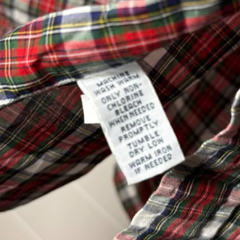 Polo Ralph Lauren Men's Classic Fit Plaid Cotton Shirt XXL